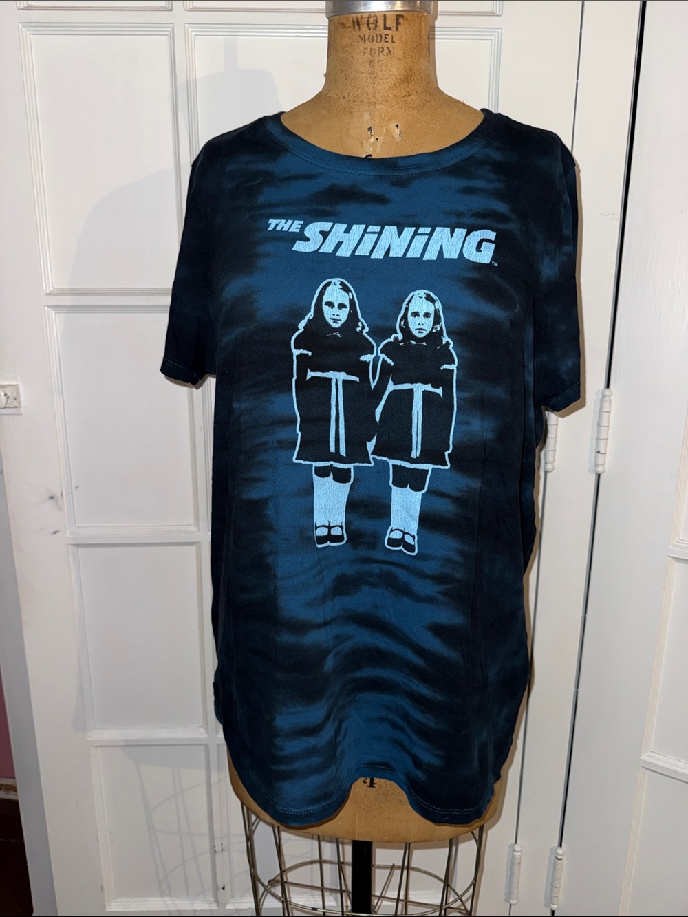 Torrid The Shining Graphic T-shirt black and blue tie-dye 2X